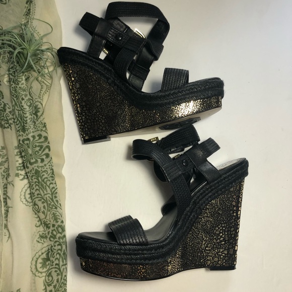 Donald J Pliner DMSX Michelle Platform Sandals 9.5 - Picture 7 of 8